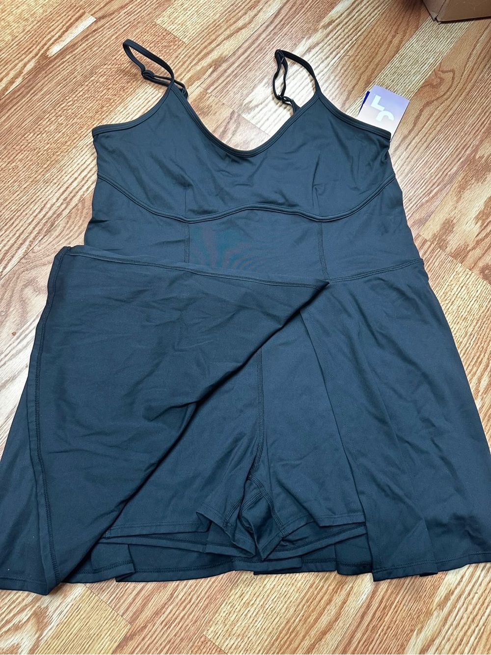 JoyLab Black Athletic Mini Dress Built-In Shorts NWT Size XXL